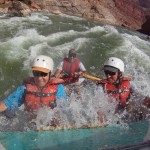 Dory in Grand Canyon Rapids