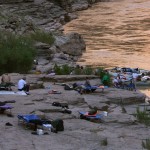 Cots on Grand Canyon Rafting Trip