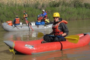 Preparing for the rapids