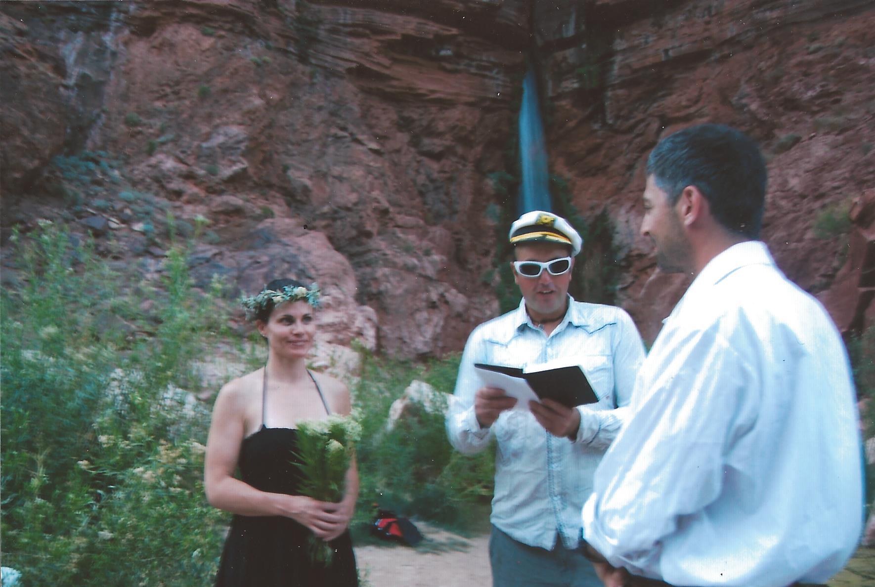 The Deer Creek Falls ceremony in Aug. 2013