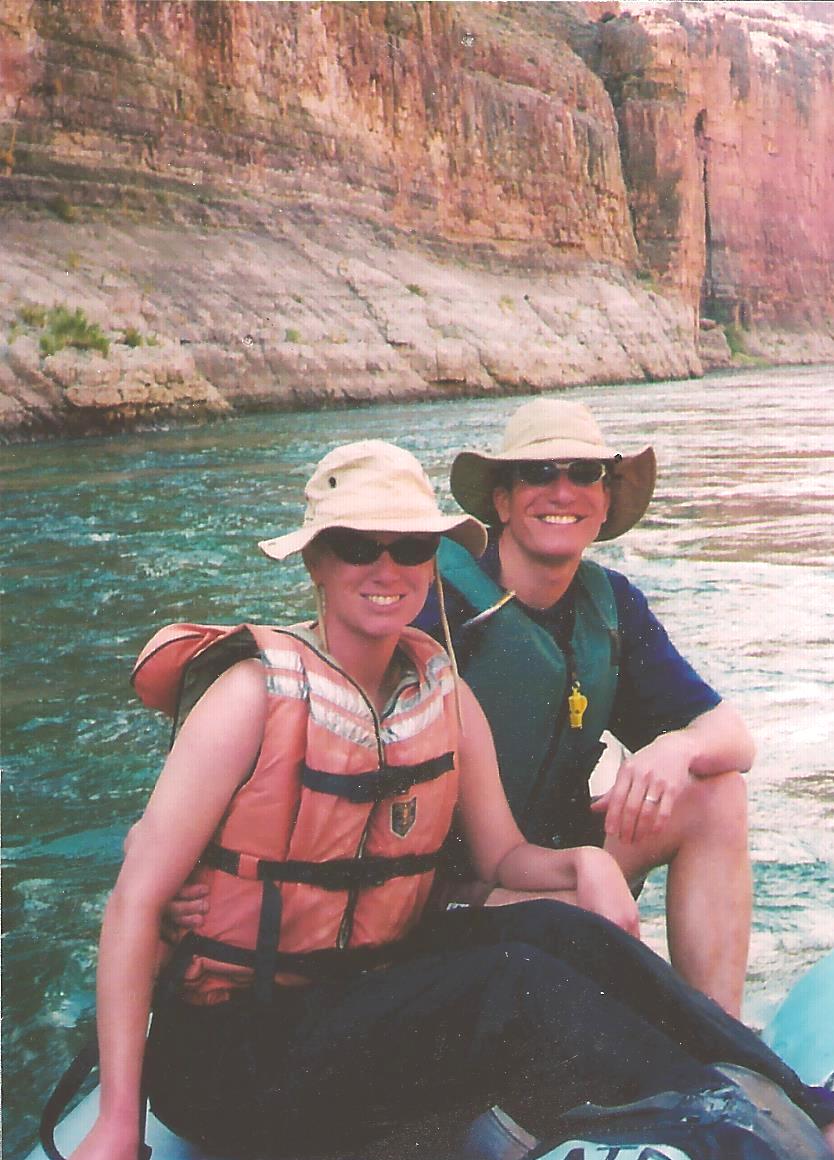 Mike and Leslie on a CRATE trip through the Grand Canyon. Yep! She liked it!