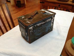 The Ammo Can (May 2015) upon arriving to Bruce in Colorado.