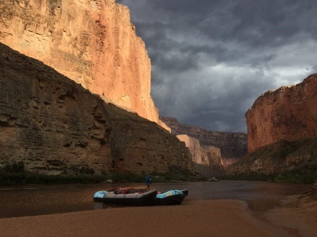 Saddle Canyon Flash Flood in Grand Canyon National Park