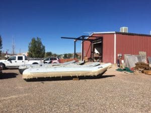 Side tubes for grand canyon rafting