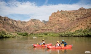 Floating in Desolation Canyon