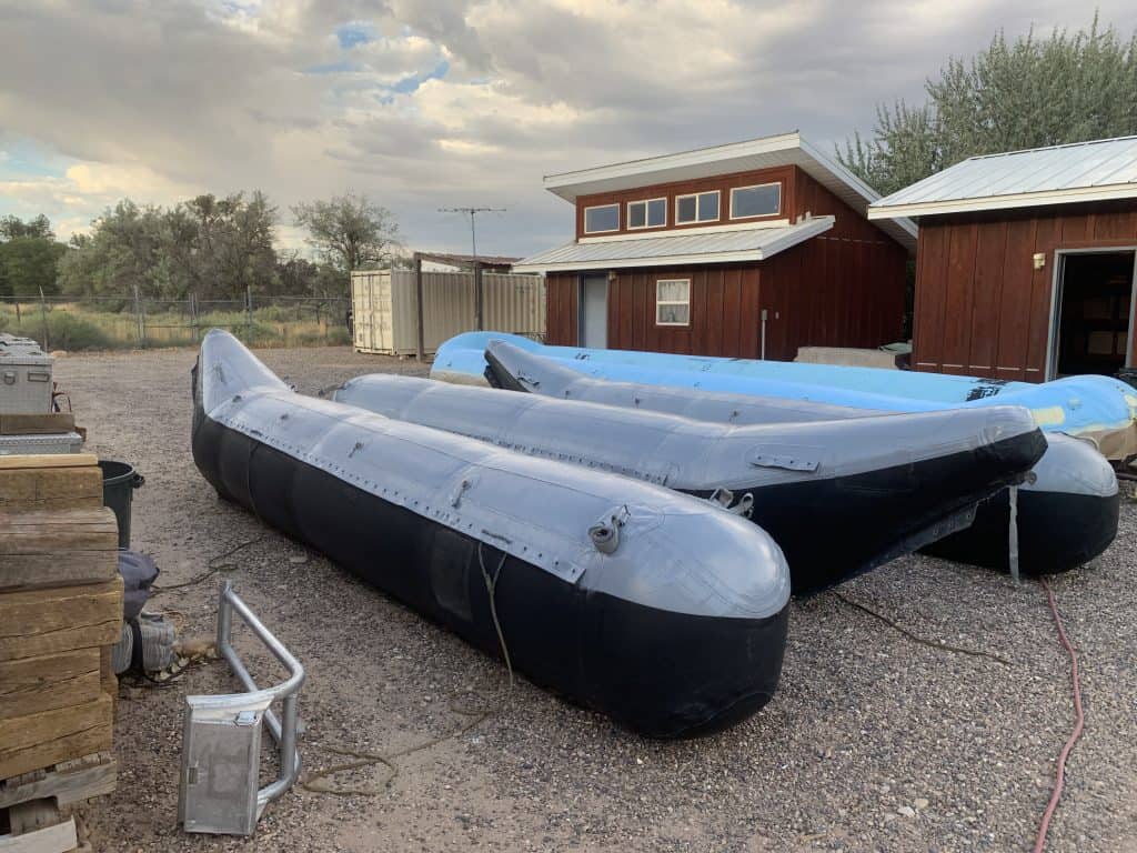 Inflatable Side Tubes and Rubber Pontoons For Sale