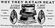 asbestos Iron advertisement