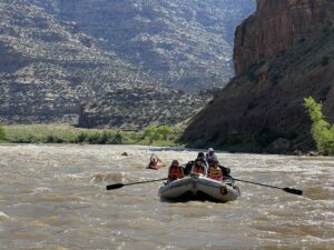 Rafts above Steer Ridge Rapid