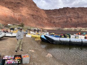 Boats getting ready to Launch at Lees Ferry