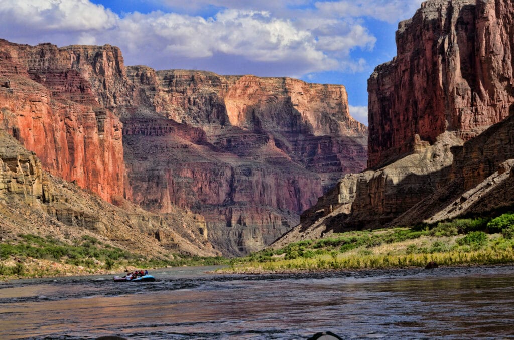 Grand Canyon sunset with river